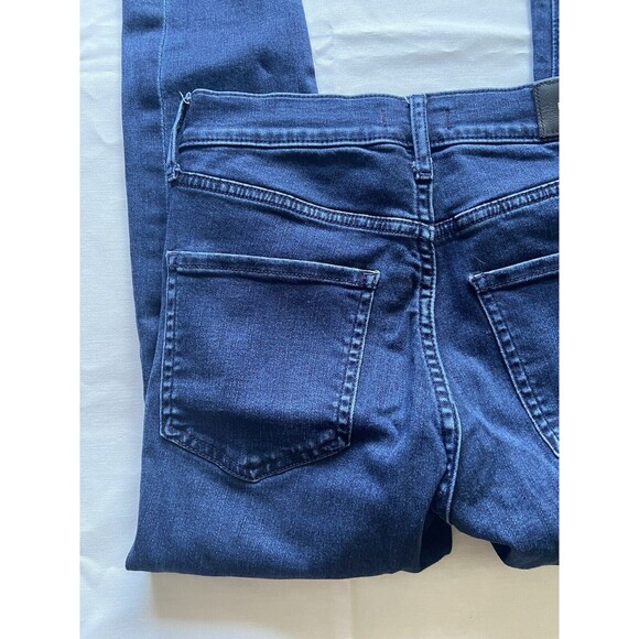 Express Jeans Womens 4R Skinny Mid Rise Stretch Dark Wash Blue Soft Playtime - Picture 9 of 14